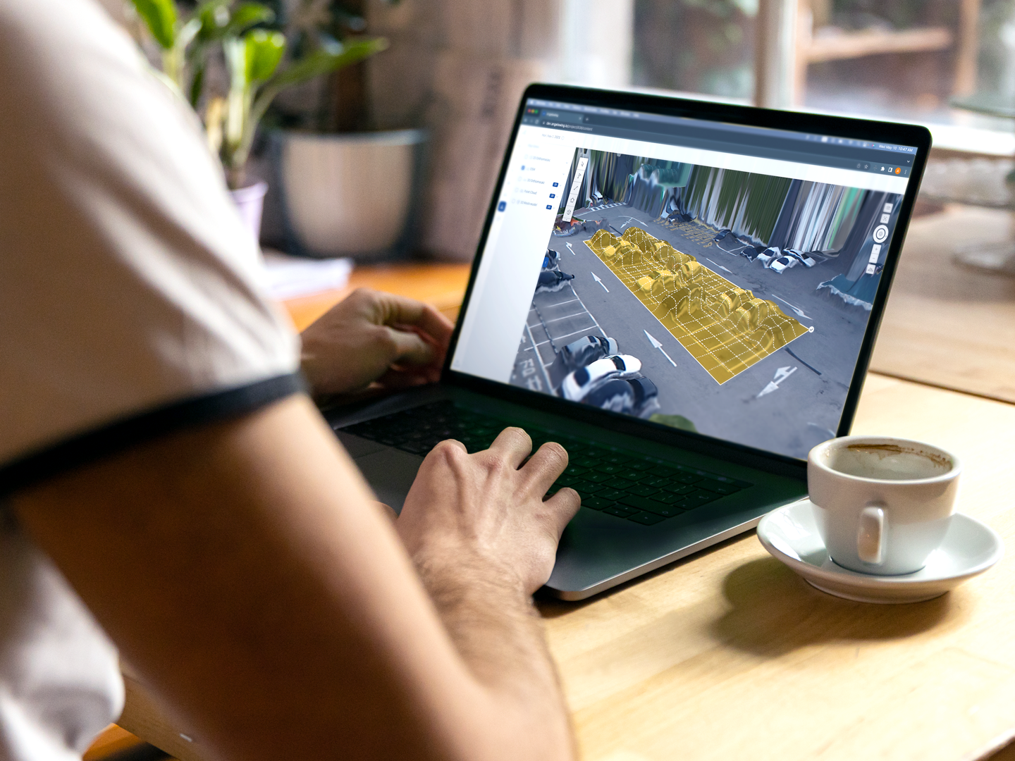 Editing 3D terrain in the platform