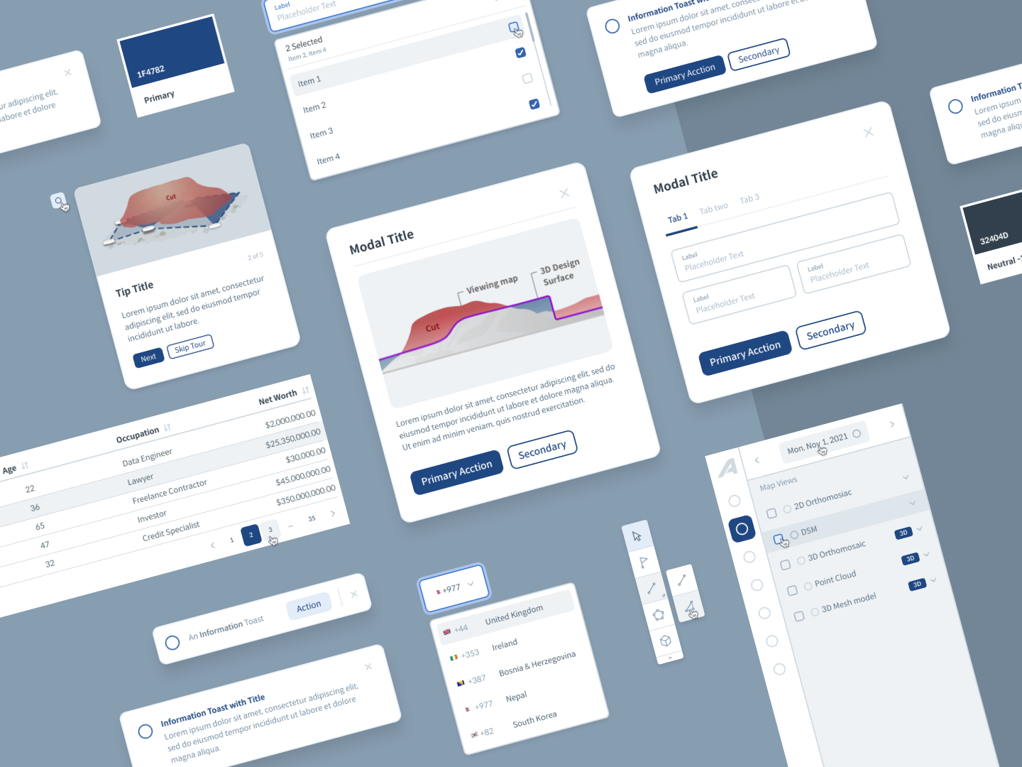 Components from the design system