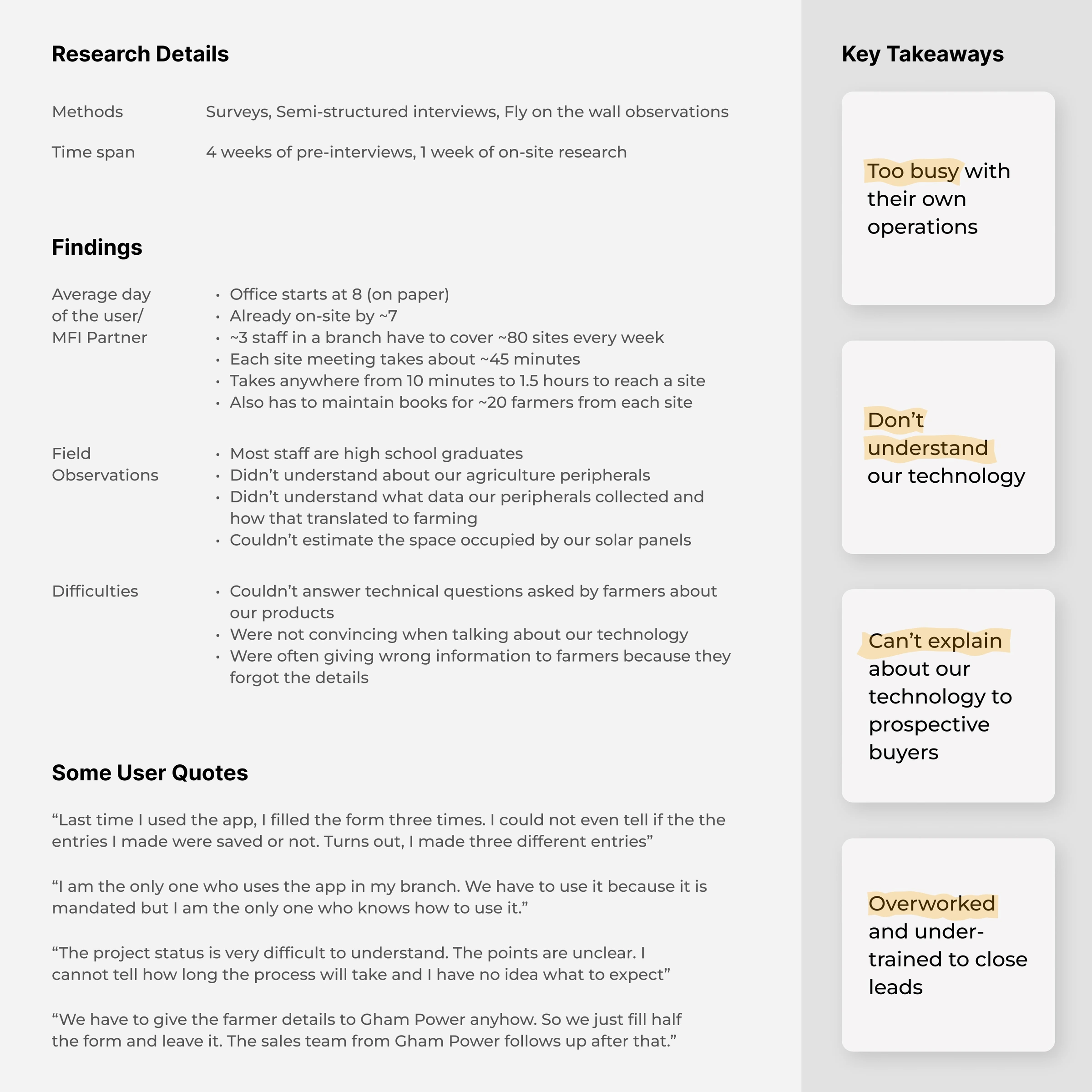 Research details and key takeaways